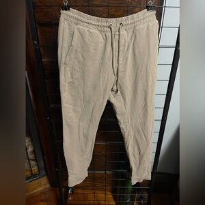 George Men's Knit Joggers size M kaki perfect for school uniform 32x34